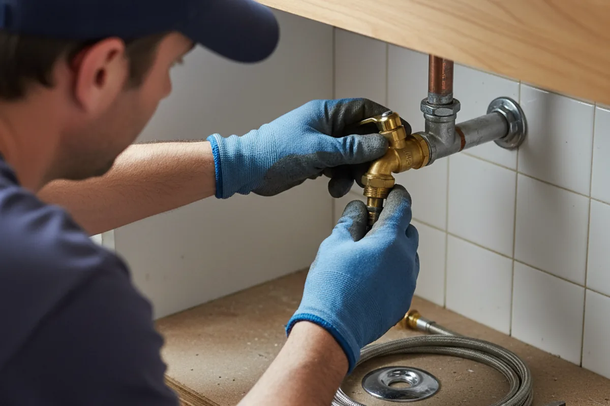 Shutoff valve and fitting work during Emergency Plumbing in Cape Coral